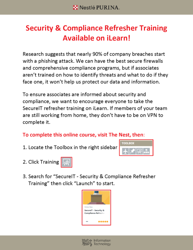 2 - AFTER REDESIGN & EDITS Security and Compliance Elevator Flyer wo August 10 2020