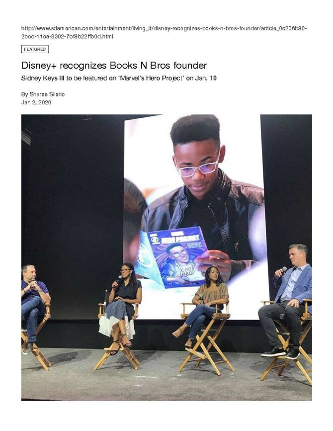 Disney+ recognizes Books N Bros founder _ Living It _ stlamerican.com_Page_1